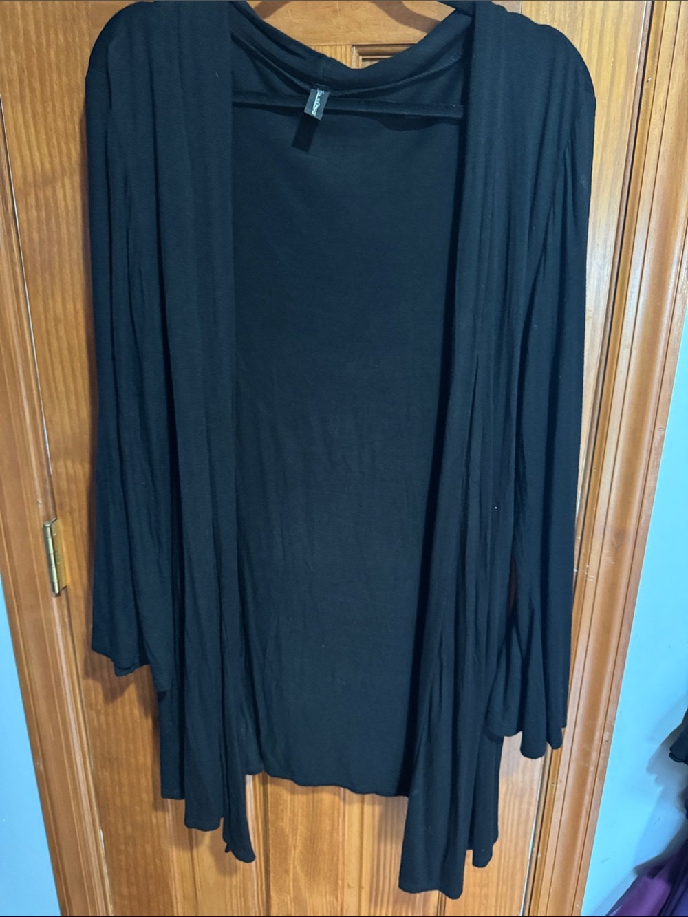 Soft light weight drape front jacket
